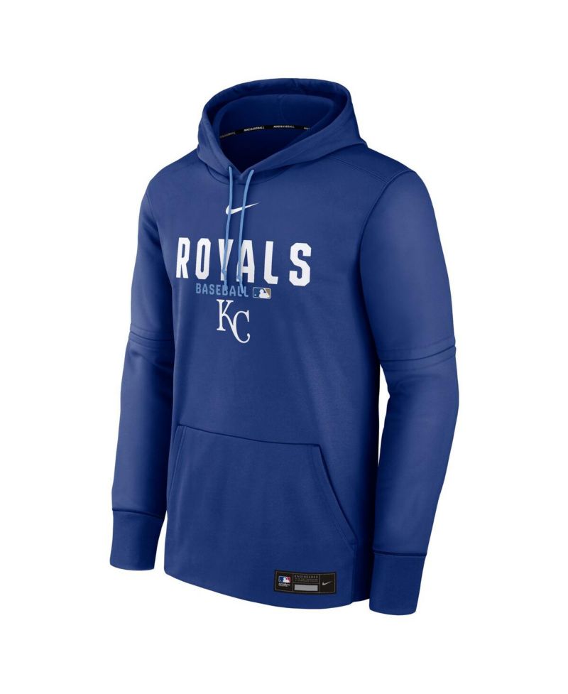 Men's Royal Kansas City Royals Authentic Collection Therma-FIT Hoodie