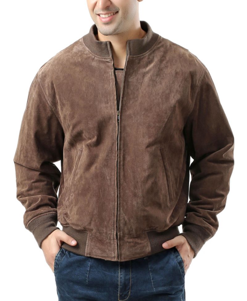 Men's WWII Suede Leather Tanker Jacket