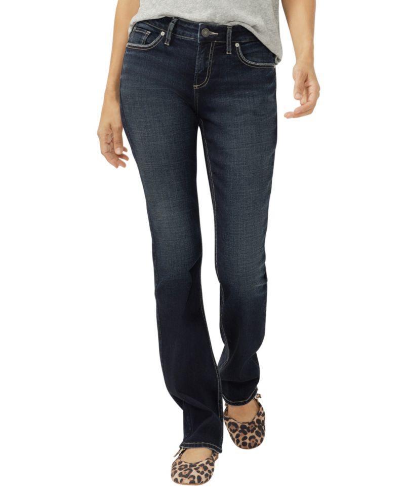 Women's Elyse Mid Rise Comfort Fit Slim Bootcut Jeans