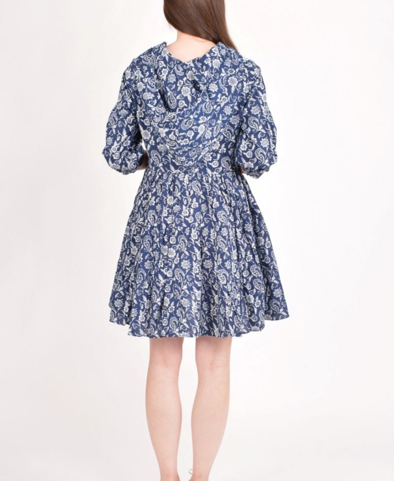 Women's Embroidered Hoodie Mini Dress
