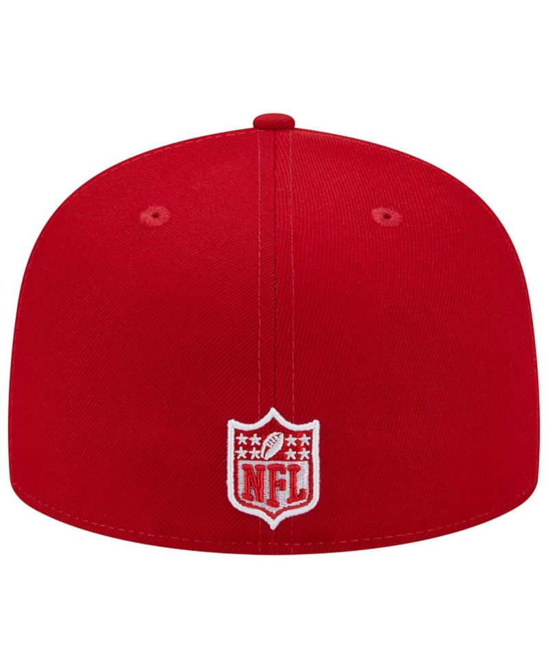 Men's Scarlet San Francisco 49ers Super Bowl XXIX Main Patch 59FIFTY Fitted Hat
