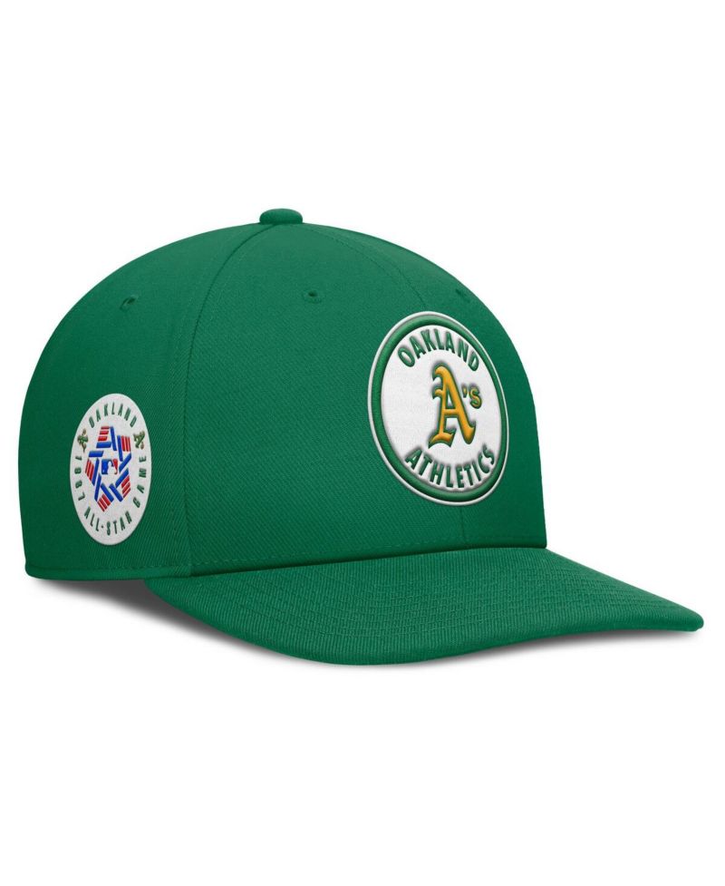 Men's Green Athletics Pro Performance Snapback Hat