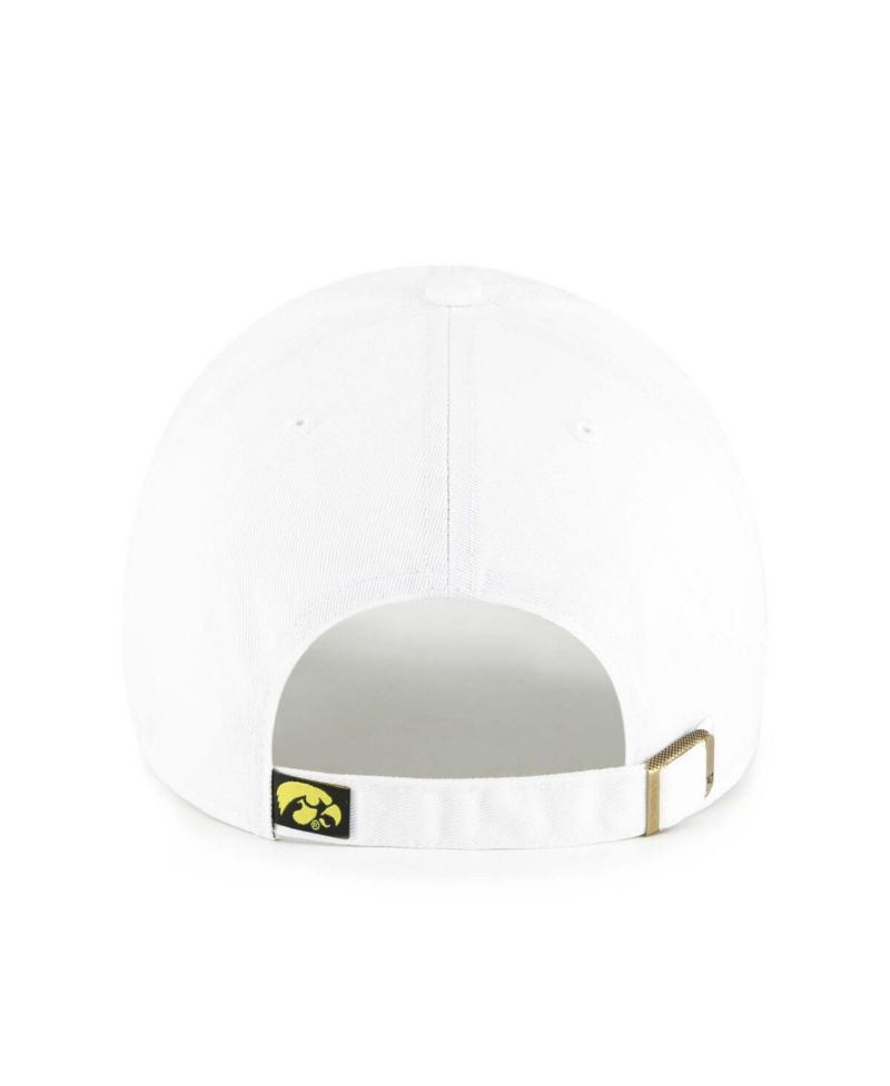 Men's White Iowa Hawkeyes Clean Up Adjustable Hat