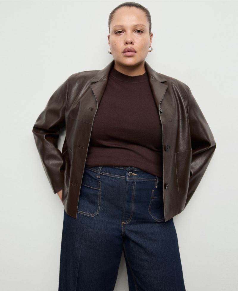 Women's Pockets Wide-Leg Jeans