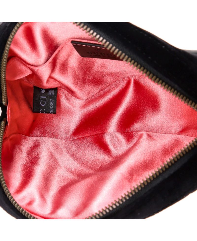 GG Marmont Belt Bag Matelasse Velvet