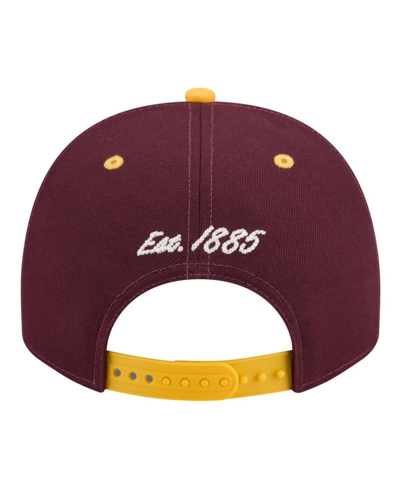 Men's Maroon/Gold Arizona State Sun Devils Two-Tone Arched 9FIFTY Snapback Hat