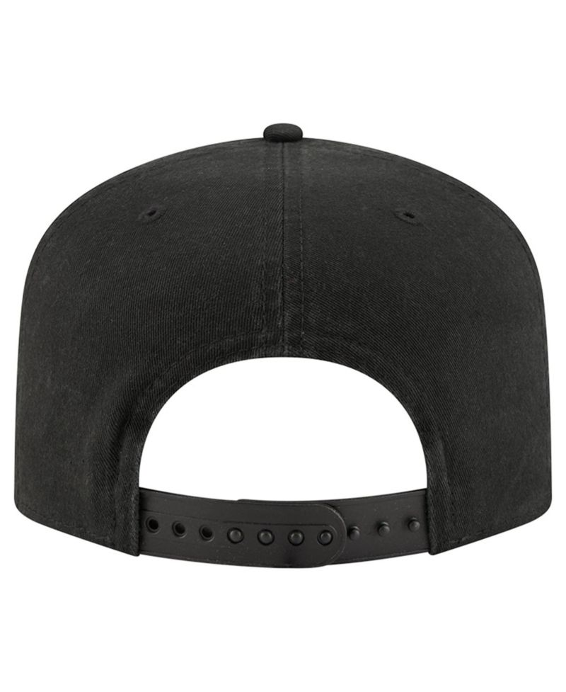 Men's Black Pittsburgh Steelers Stacked 19TWENTY Adjustable Hat