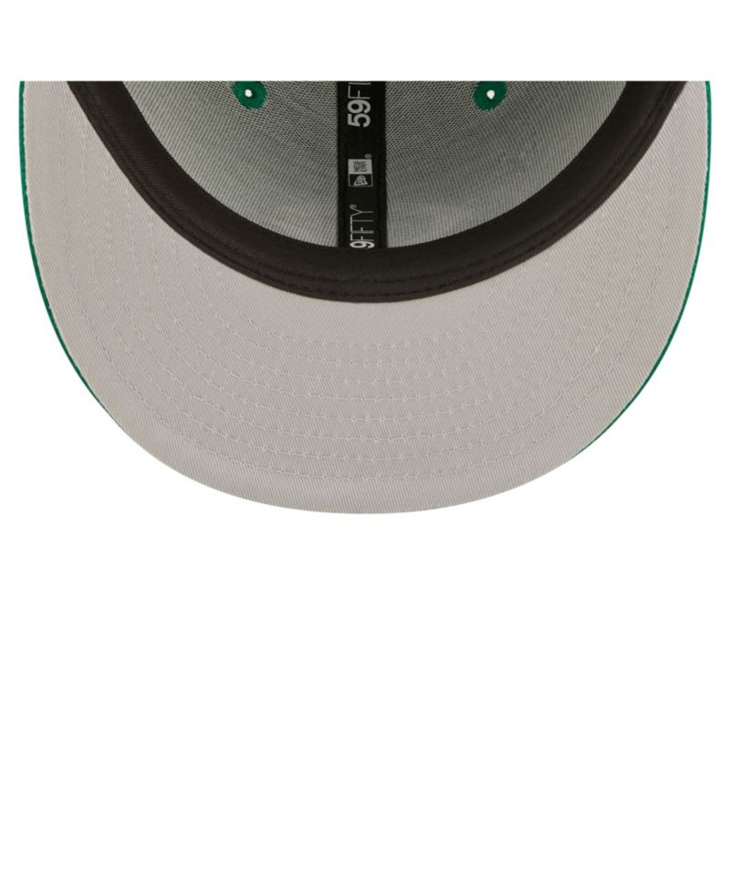 Men's Kelly Green New York Mets White Logo 59FIFTY Fitted Hat