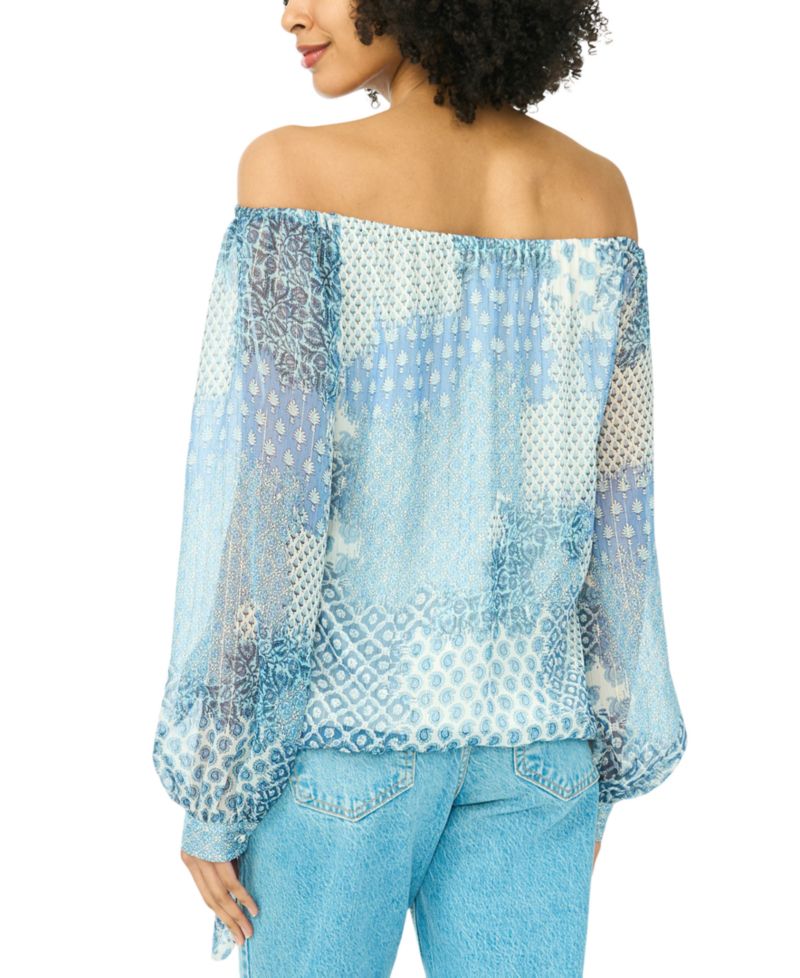 Women's Off-The-Shoulder Long-Sleeve Blouse
