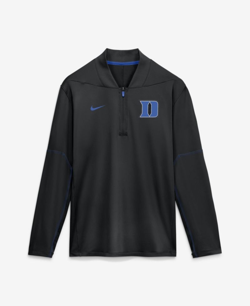Men's Duke Blue Devils Duke Sideline Half-Zip Midweight Sweatshirt