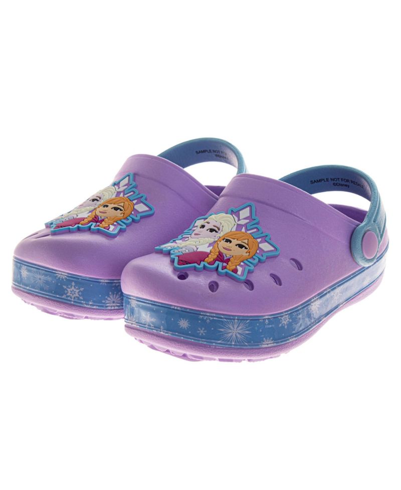 Toddler Girls' and Girls' Frozen Elsa and Anna Shimmering Snowflake Clogs