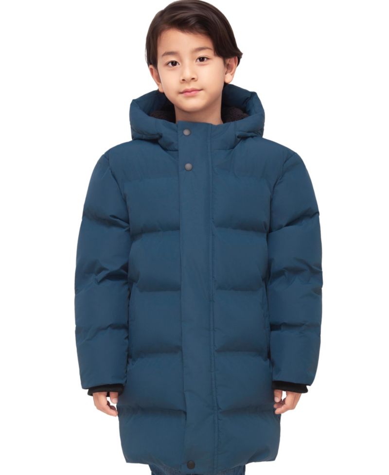 Boys' 4-20 Parker Hooded Fleece-Lined Mid-Length Puffer Jacket