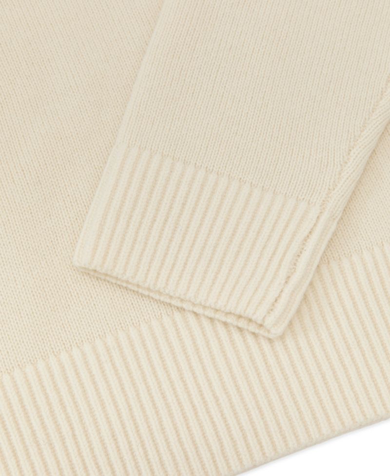 Women's Mari V-Neck Wool-Cashmere Blend Dropped-Shoulder Sweater
