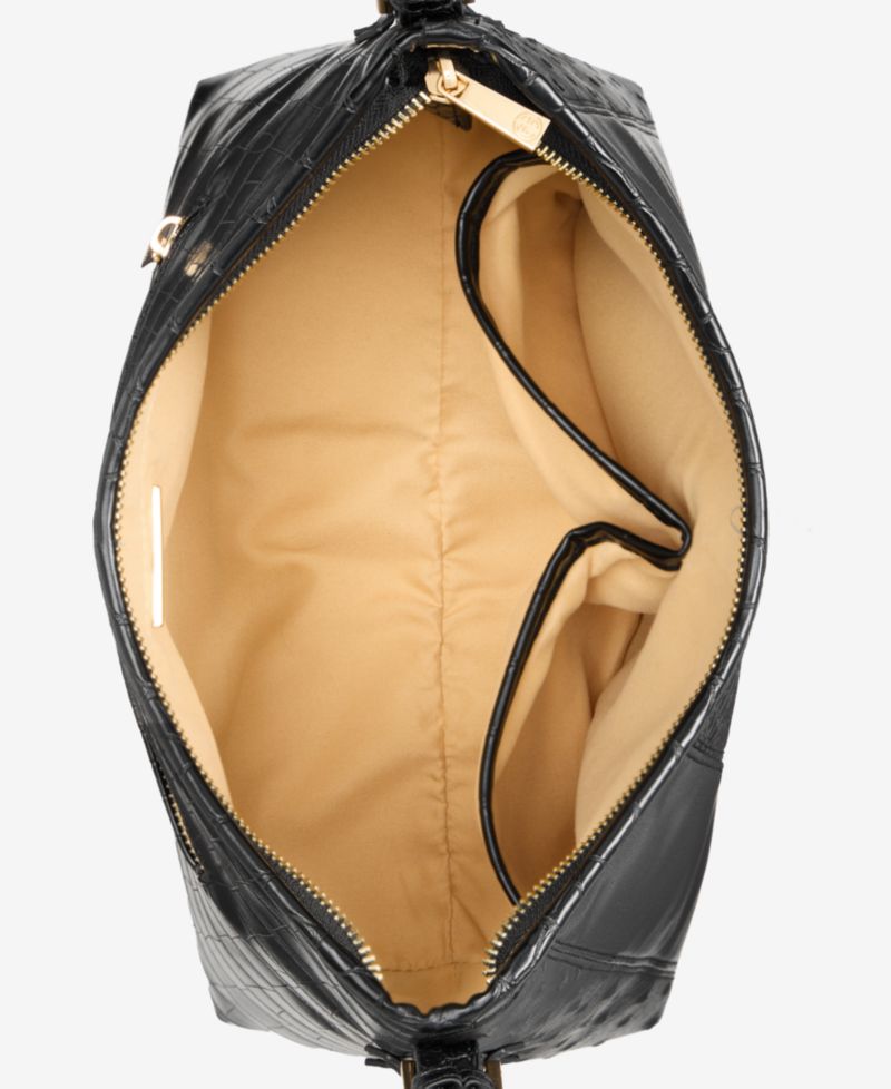 Mixed Media Soft Shoulder Bag