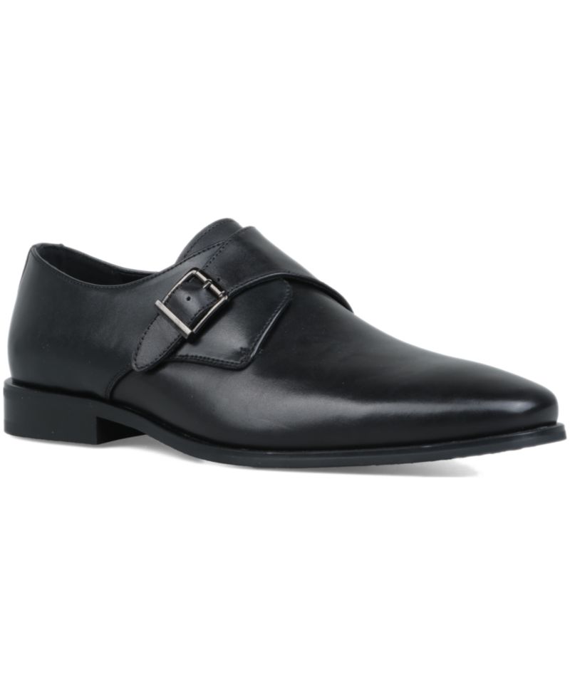 Men's Genuine Leather Monk-Strap Dress Shoes