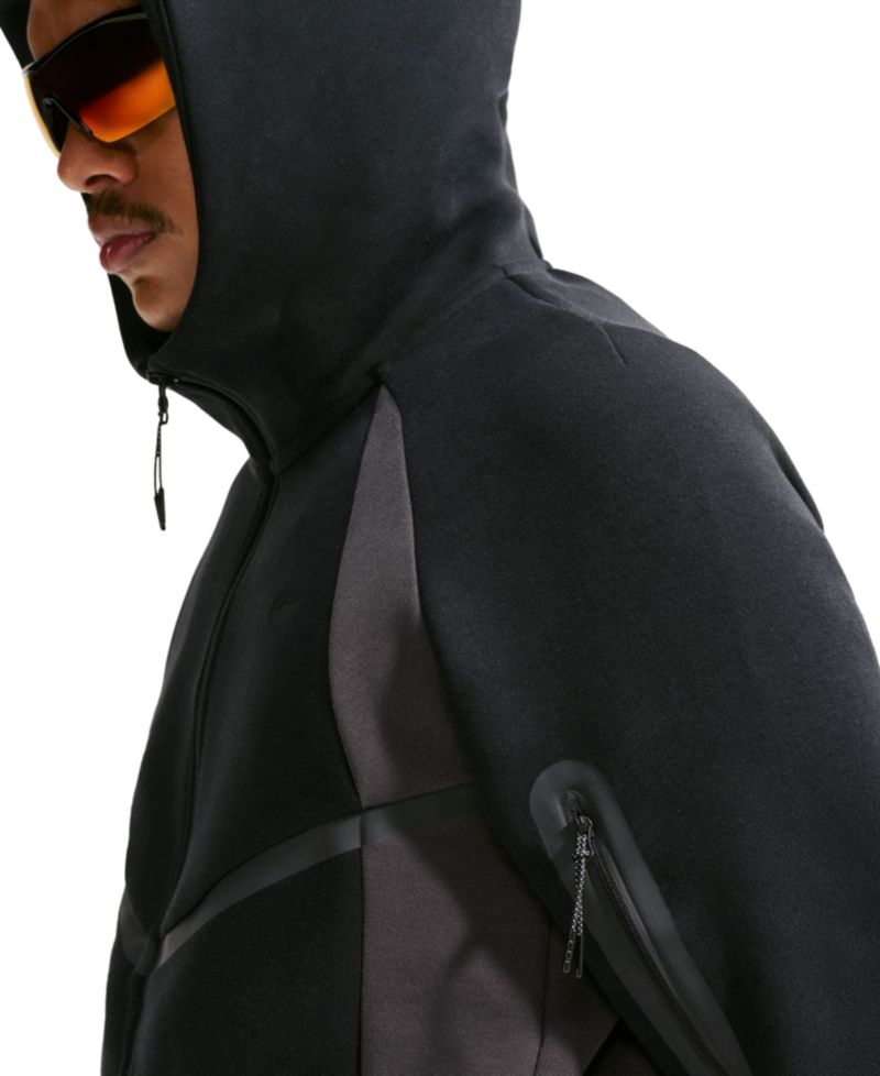 Men's Tech Color-Block Full-Zip Fleece Sweatshirt