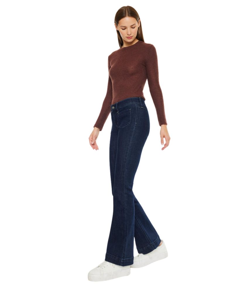 Women's Star Mid Rise Bootcut Jeans