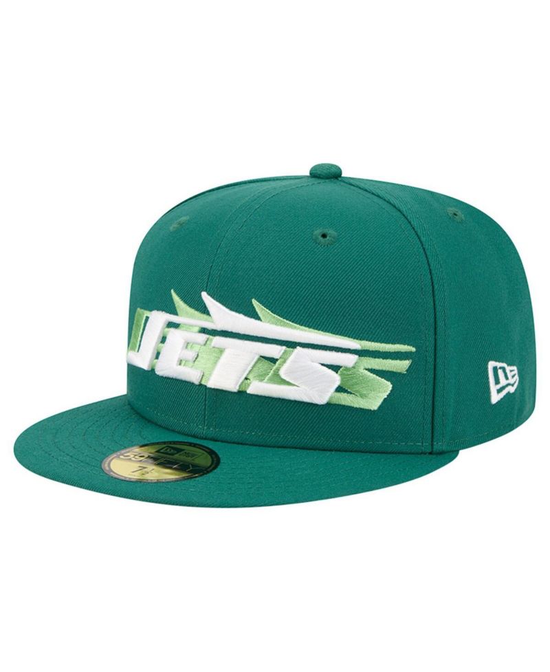 Men's Green New York Jets Tri-Hit 59FIFTY Fitted Hat