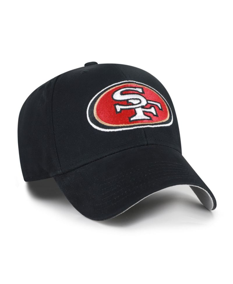 Big Boys and Girls '47 Black San Francisco 49ers MVP Adjustable Hat