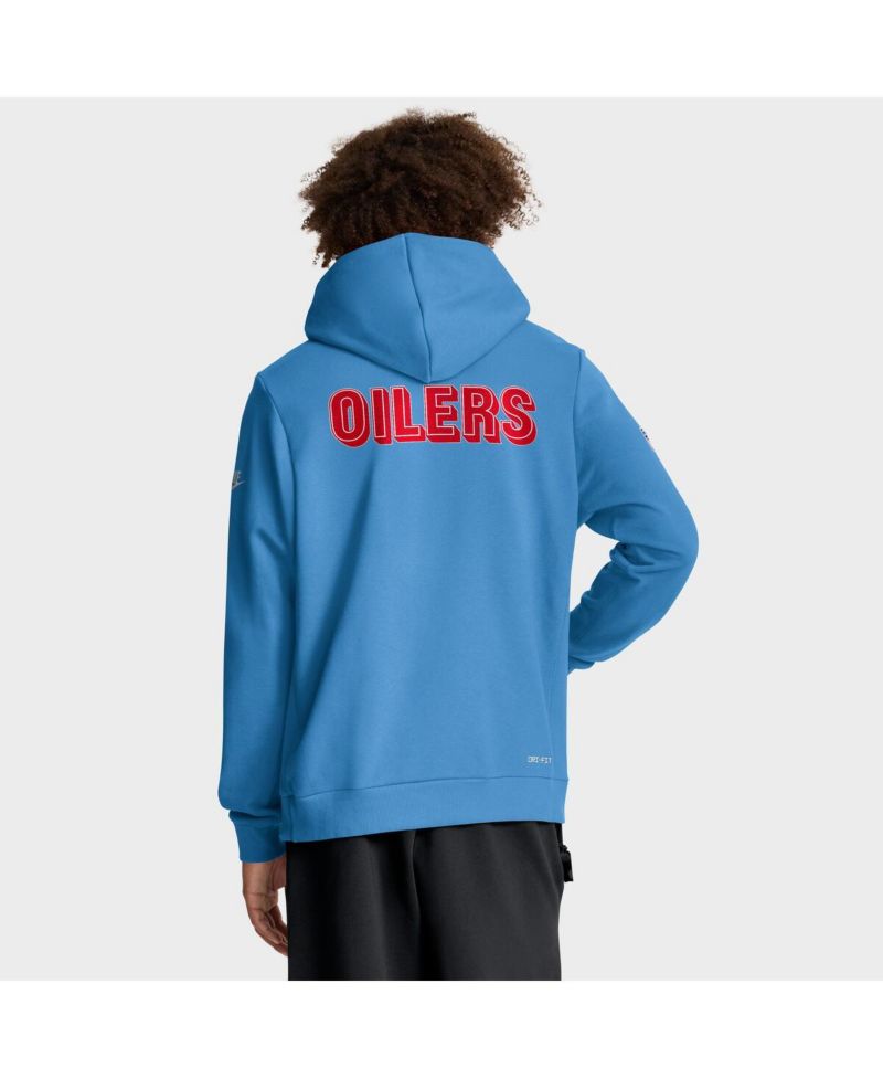 Men's Light Blue Tennessee Titans Sideline Standard Issue Alt 2 Dri-FIT Hoodie