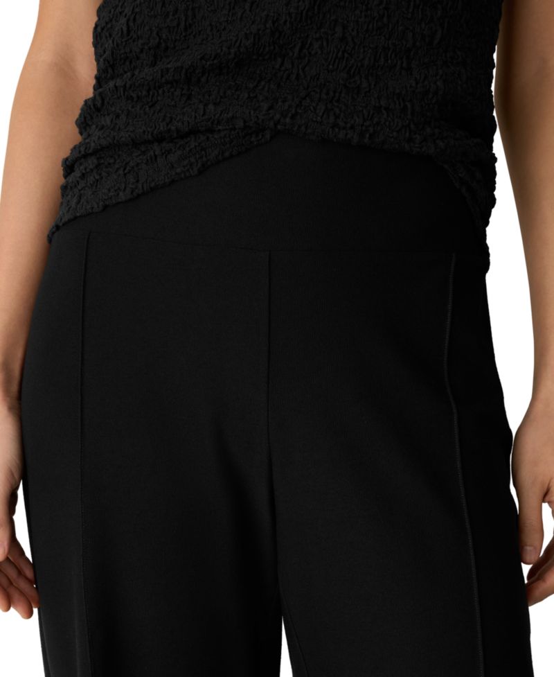 Eileen Fisher Women's High-Waisted Wide-Leg Pintuck Pants