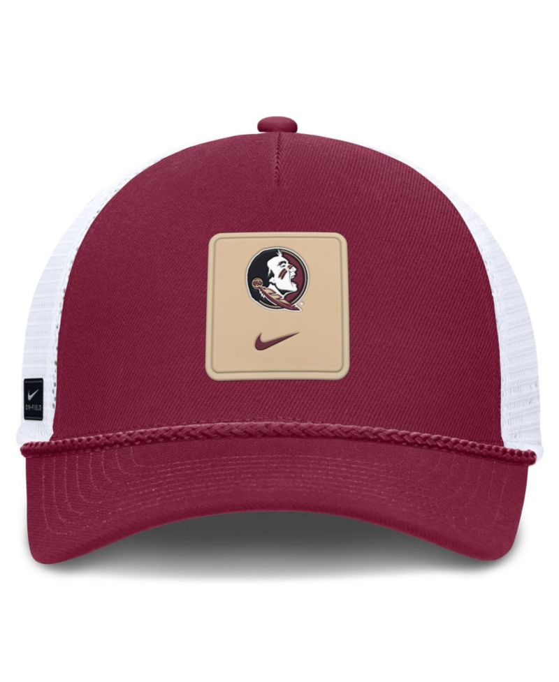 Men's and Women's Garnet Florida State Seminoles 2026 On-Field Gameday Rope Trucker Adjustable Hat