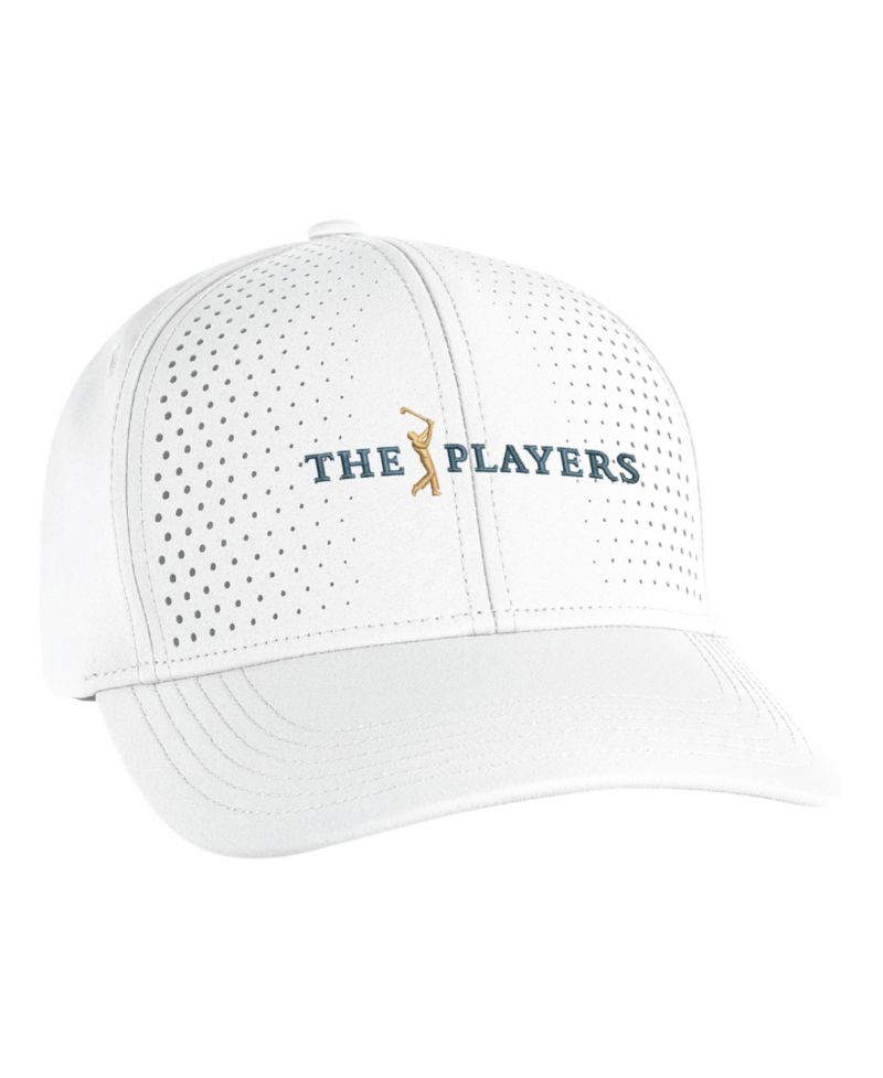 Men's White THE PLAYERS Goldman Airflow Adjustable Hat