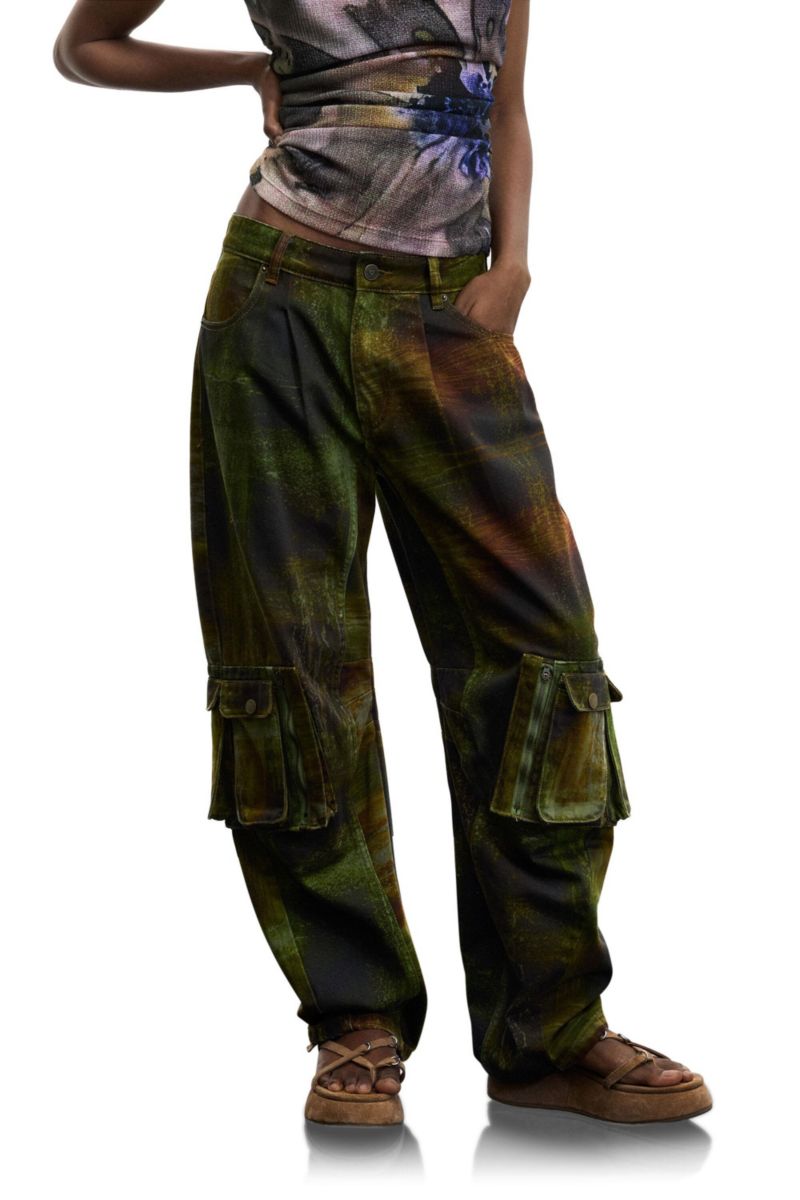 Women's Cargo pants 100% cotton m. c. lacroix