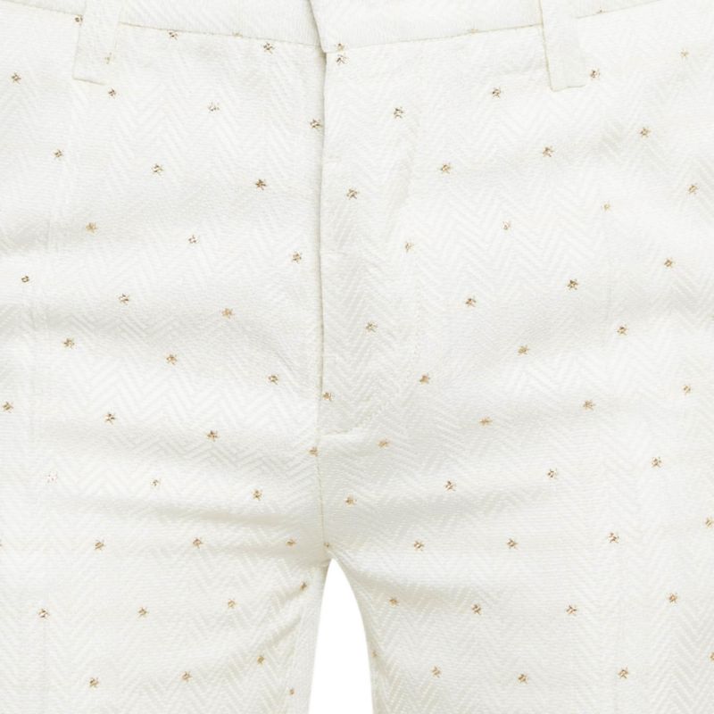 Women's Star Pist Jacquard Straight Leg Trousers