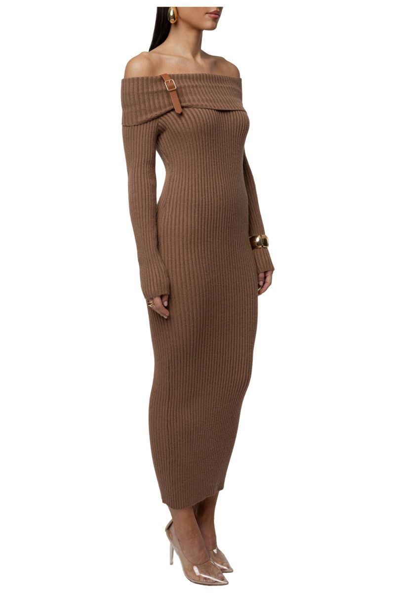 Women's Kira Ribbed Midi Dress