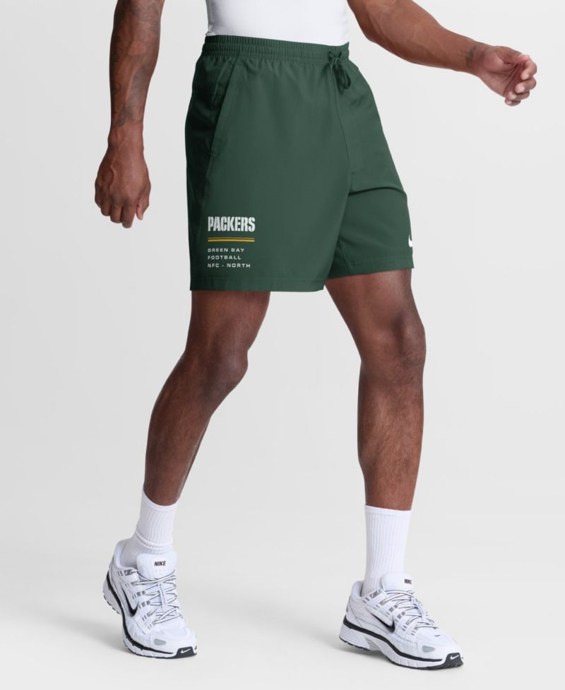Men's Green Green Bay Packers Form Dri-FIT Shorts