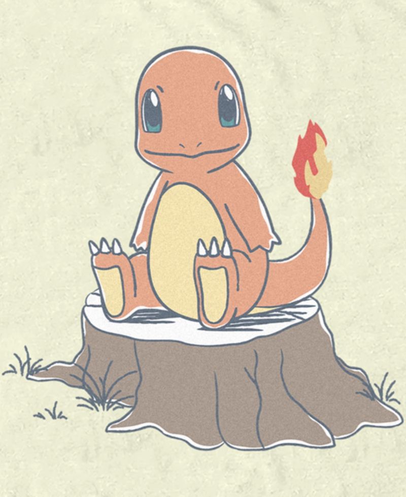 Pok&eacute;mon Men's Charmander Daily Sketch Short Sleeve T-Shirt