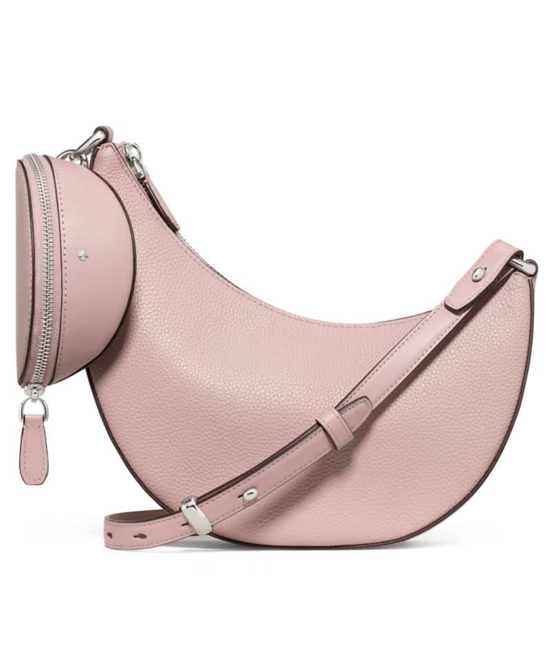 Duo Small Pebble Leather Crossbody Bag