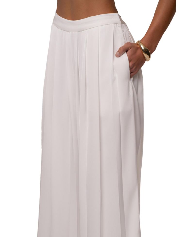 Women's Clara Wide Leg Pleated Trousers