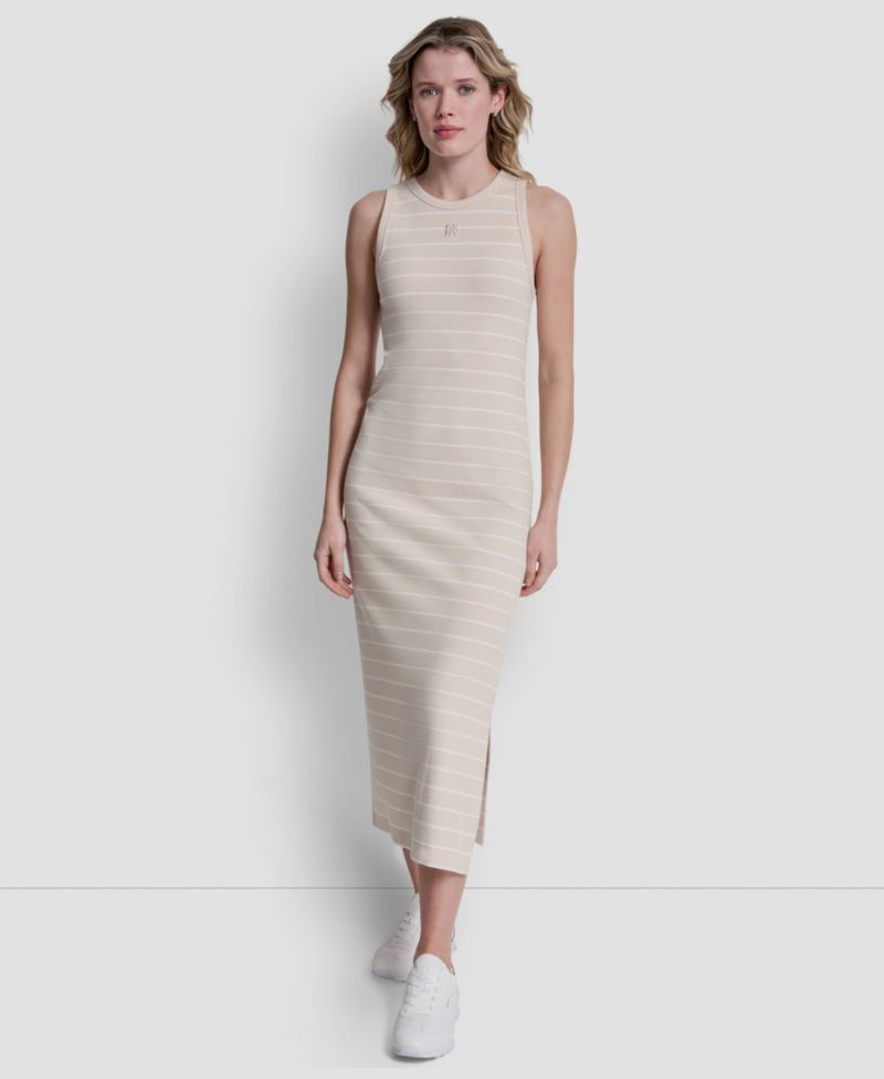 Women's Side-Slit Tank Midi Dress