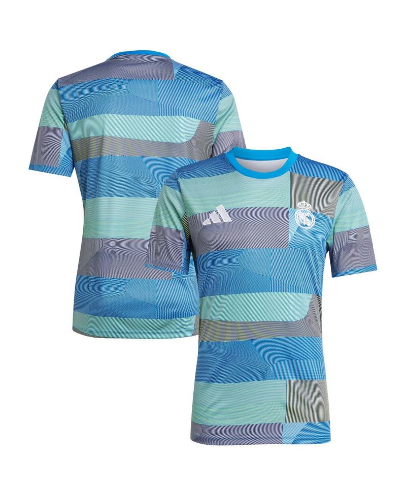 Men's Blue Real Madrid 2025/26 AEROREADY Pre-Match Jersey