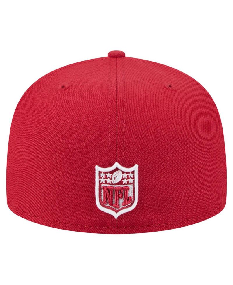 Men's Cardinal Arizona Cardinals Oversized 59FIFTY Fitted Hat