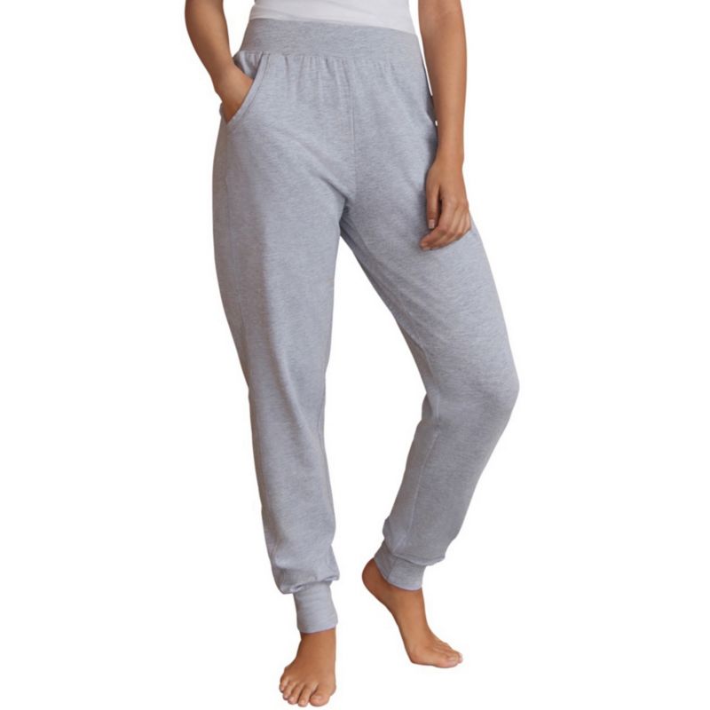 Women's Cotton Spandex Jersey Jogger Sleep Pants