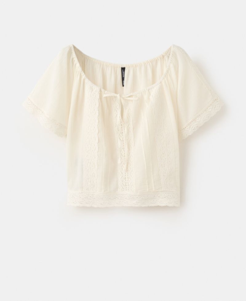 Women's Cotton Lace Blouse
