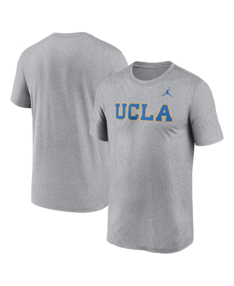 Men's Heather Gray UCLA Bruins Primetime Legend Wordmark T-Shirt