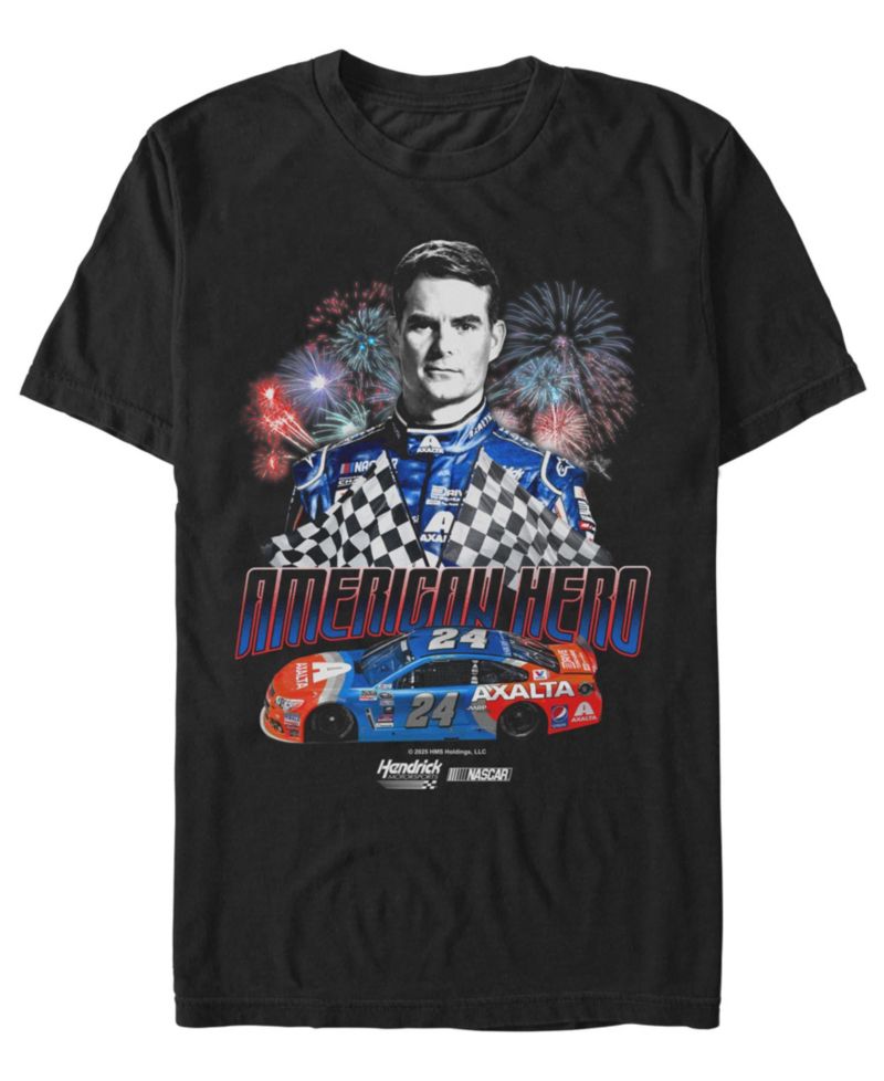 Men's American Thunder Monster Biker Graphic T-Shirt