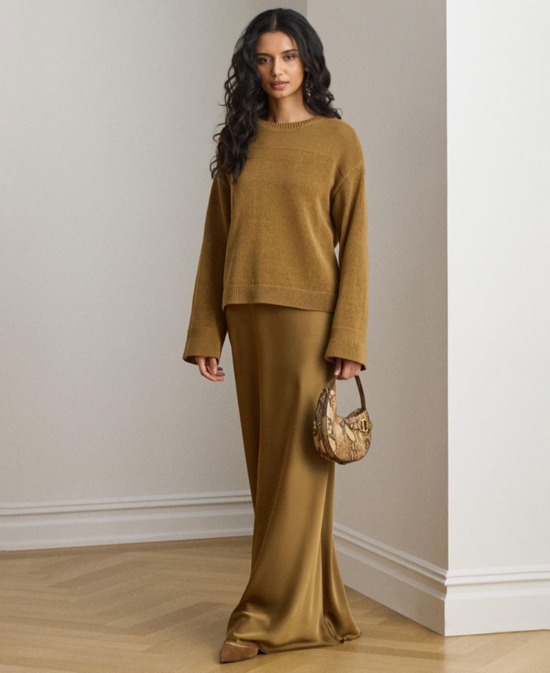 Women's Crewneck Long-Sleeve Sweater