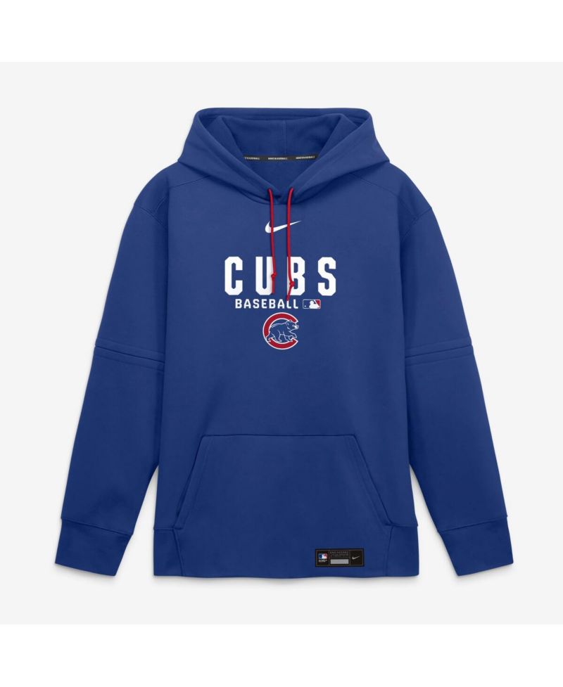 Men's Royal Chicago Cubs Authentic Collection Therma-FIT Hoodie