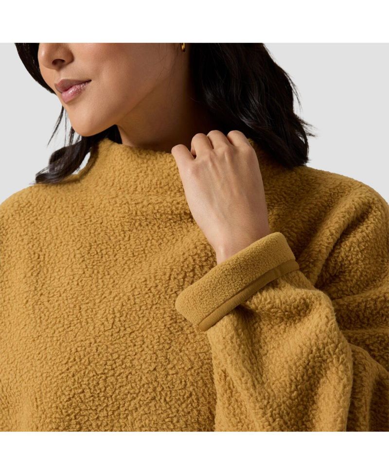 Women's Wander Pile-Fleece Mock-Neck Top Pullover Fleece