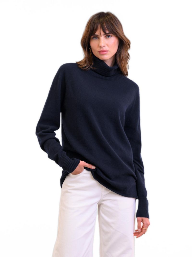 Women's Geelong Wool Slouch Turtleneck Sweater