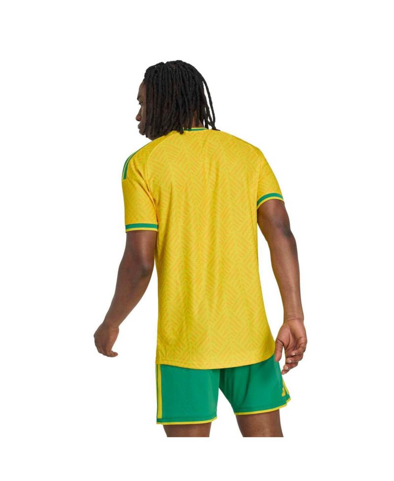 Men's Yellow South Africa National Team Home On-Field Authentic Jersey