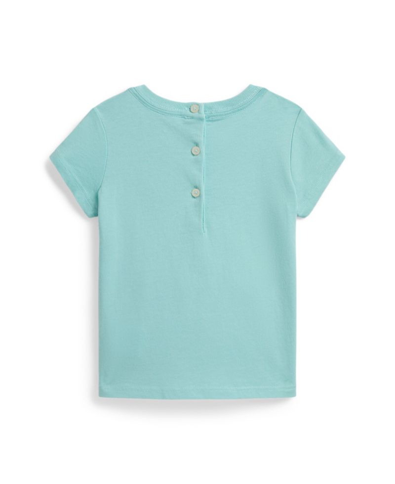 Baby Girls' Polo Bear Crewneck T-Shirt