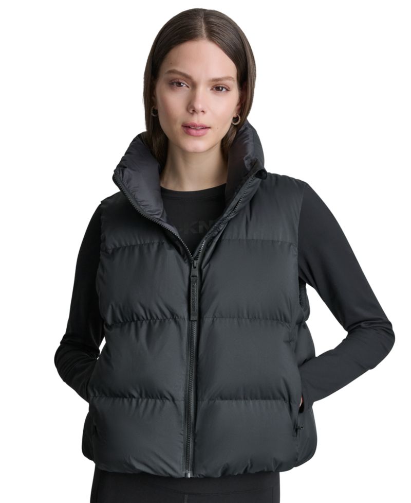 Women's Mock Neck Puffer Vest