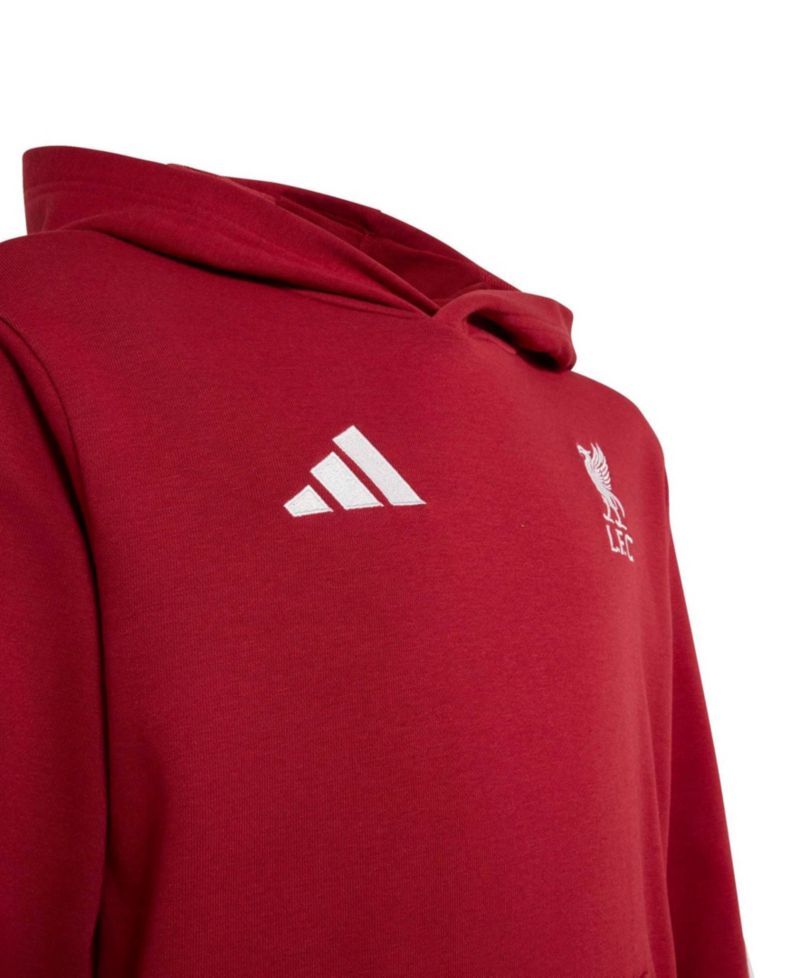 Big Boys and Girls Red Liverpool Club Hoodie