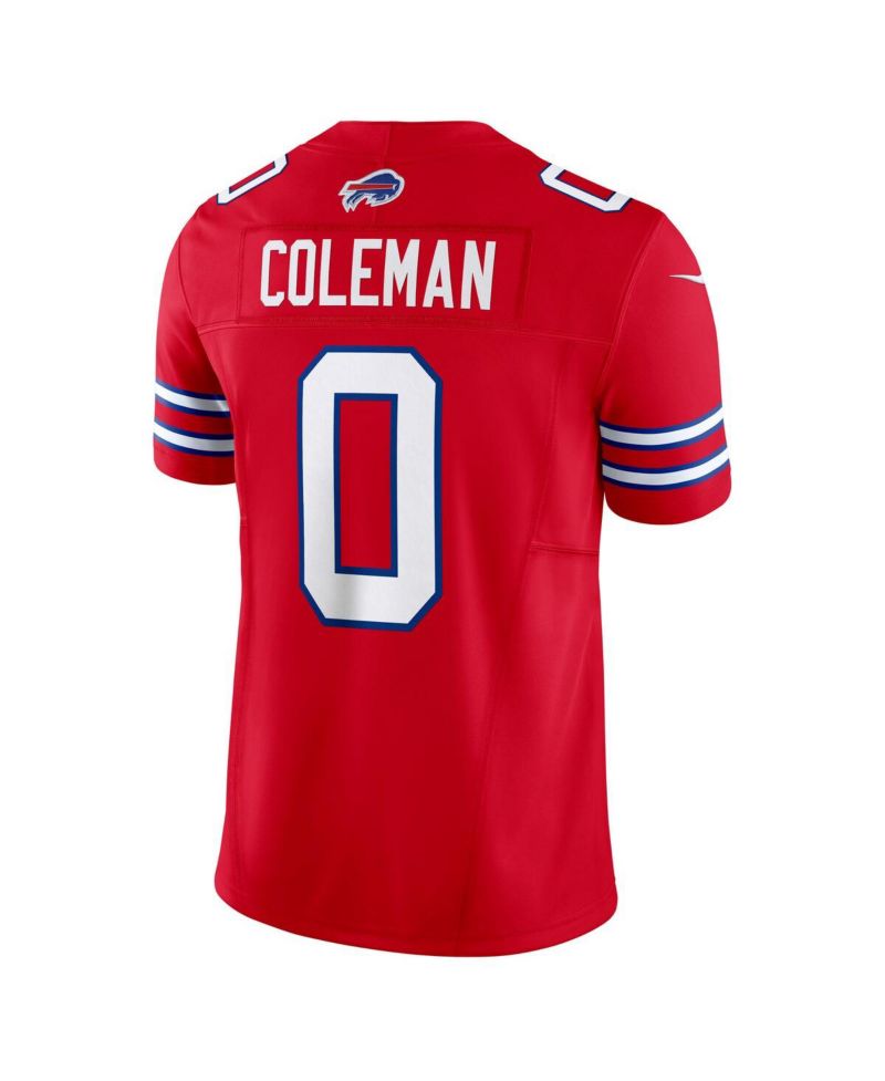 Men's Keon Coleman Red Buffalo Bills Alternate Vapor F.U.S.E. Limited Jersey